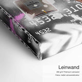 Marilyn Amex – Leinwand-Qualitätsdetail mit 300 g/m² Premium-Leinwand und feiner matter Leinwandstruktur