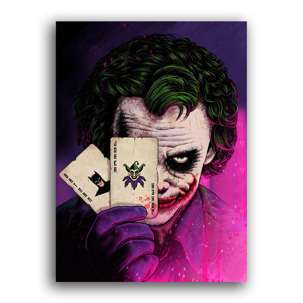 Leinwand bild vom Joker Face