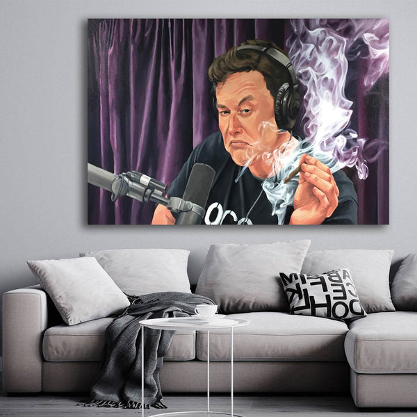 Elon Musk raucht im Podcast Cannabis
