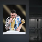Leo Messi wird Weltmeister mit Argentinien