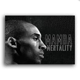 Kobe Bryant Portrait Mamba Mentality mit Schlangenhaut Hintergrund